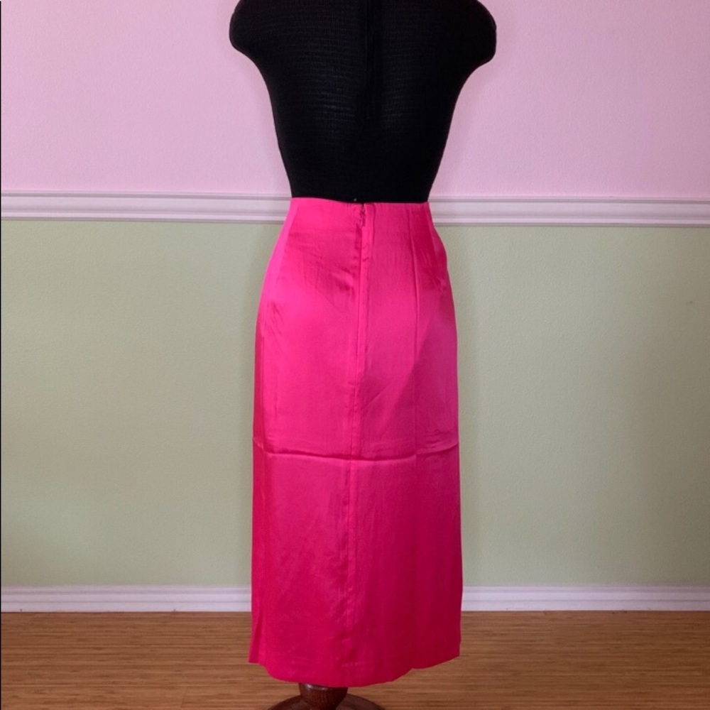 NWT J.Crew Draped Front Midi Skirt - Picture 4 of 6